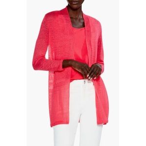 Nick + Zoe Back of the Chair Longline Cardigan in Paradise Pink